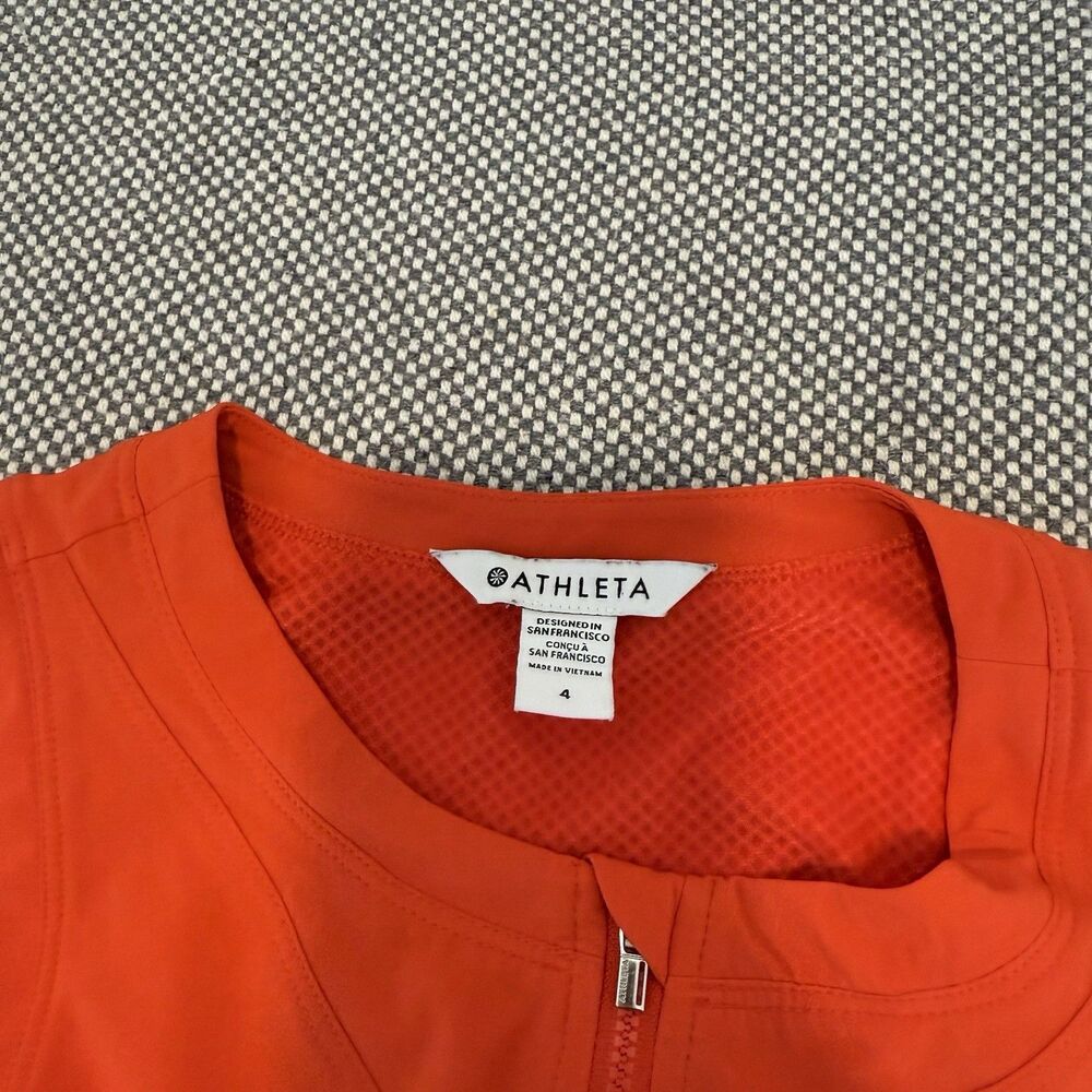 Athleta Expedition Dress Womens 4 Orange Featherweight Stretch Skort Hiking - Picture 9 of 14